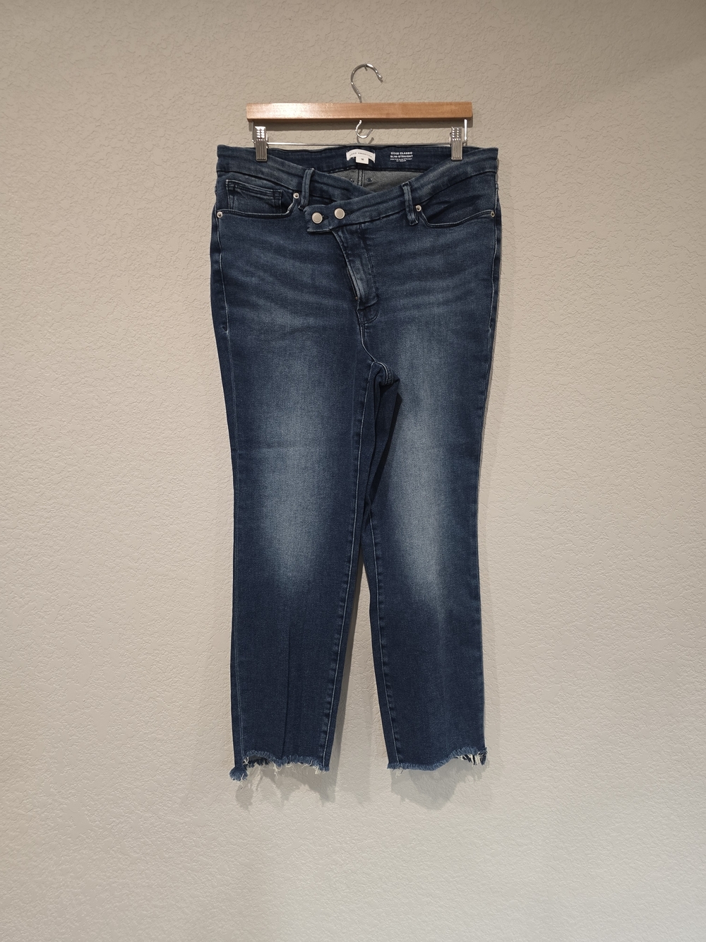 Good American Dark Blue Ankle Skinny Jeans